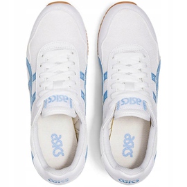 Ženske cipele Asics Tiger Runner bijele i plave 1192A160 102 bijela plava 1