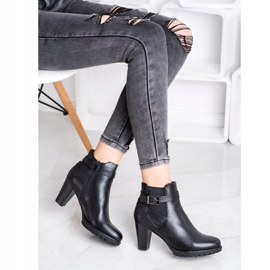 Flyfor Crne čizme na štiklama crna 1