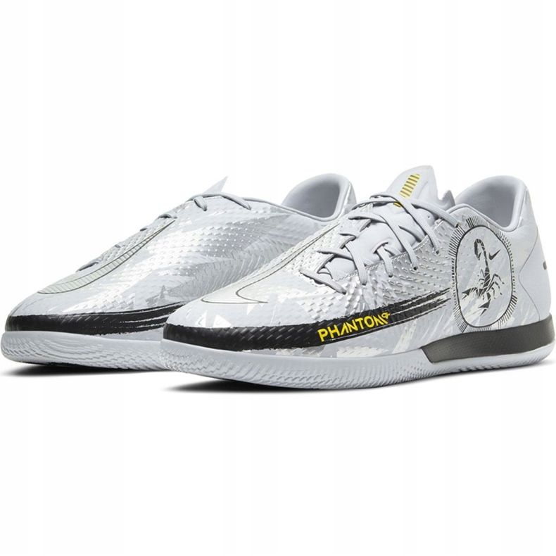 Nike nogometne tenisice Phantom Gt Scorpion Academy Ic M DA2265 001 siva šaren 1