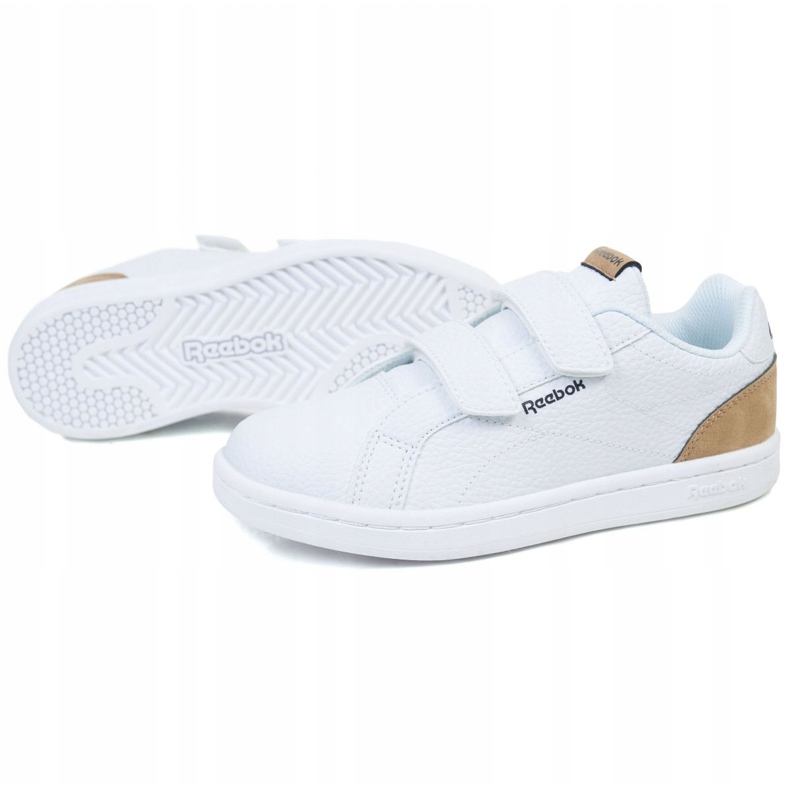 Reebok Royal Comp Cln 2V Jr DV4152 bijela crvena 1