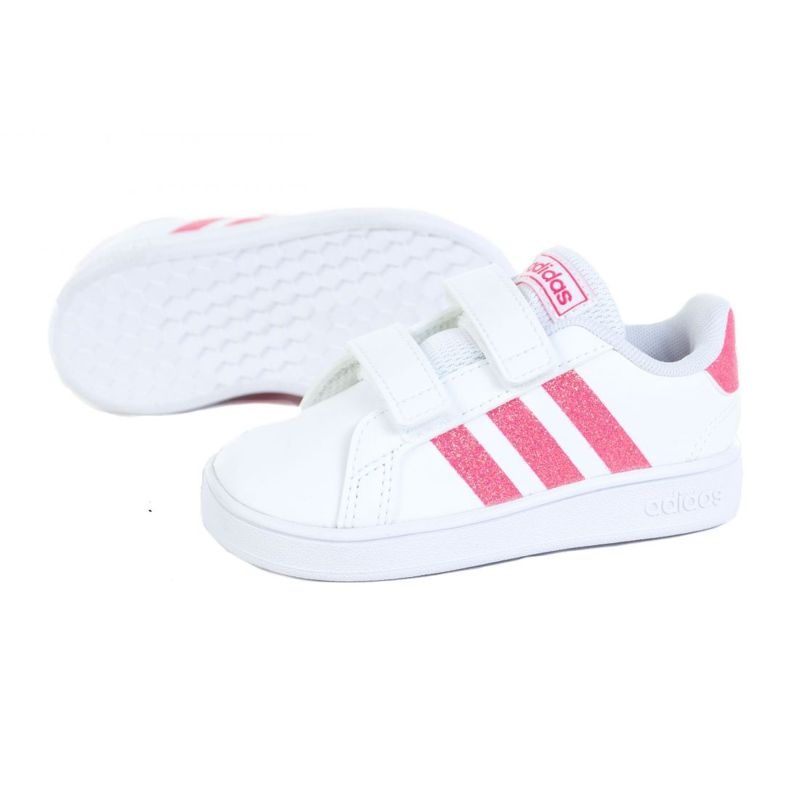 Adidas cipele Grand Court I Jr EG3815 bijela crno 1