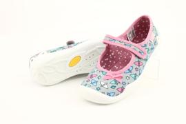 Befado dječje cipele 114Y409 plava ružičasta siva 4