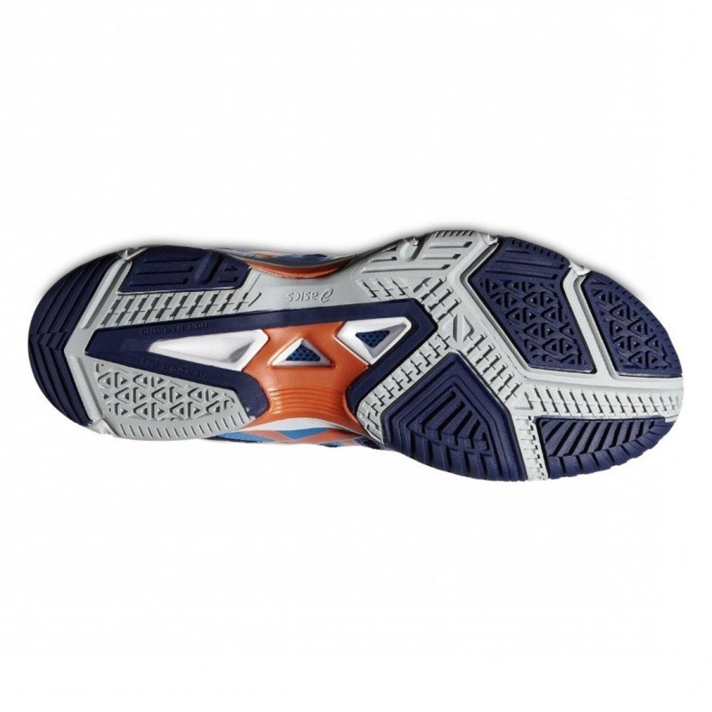 Asics Gel-Beyond 4 Mt B403N-4130 odbojkaške cipele ljubičasta, plava, narančasta, siva / srebrna plava 1