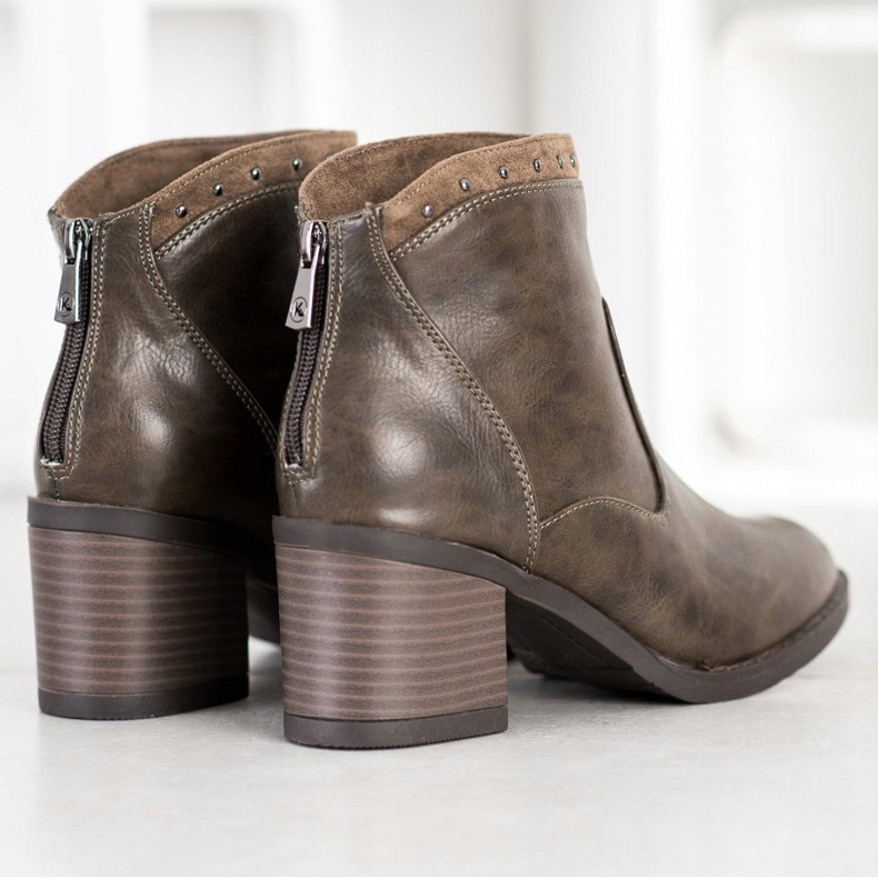 Kylie Ležerne čizme od eko kože smeđa 1