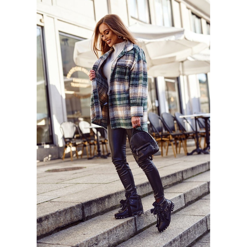 SEA Ženske čizme Zakovice Zakivke Šiljci Crni Magnet crna 2