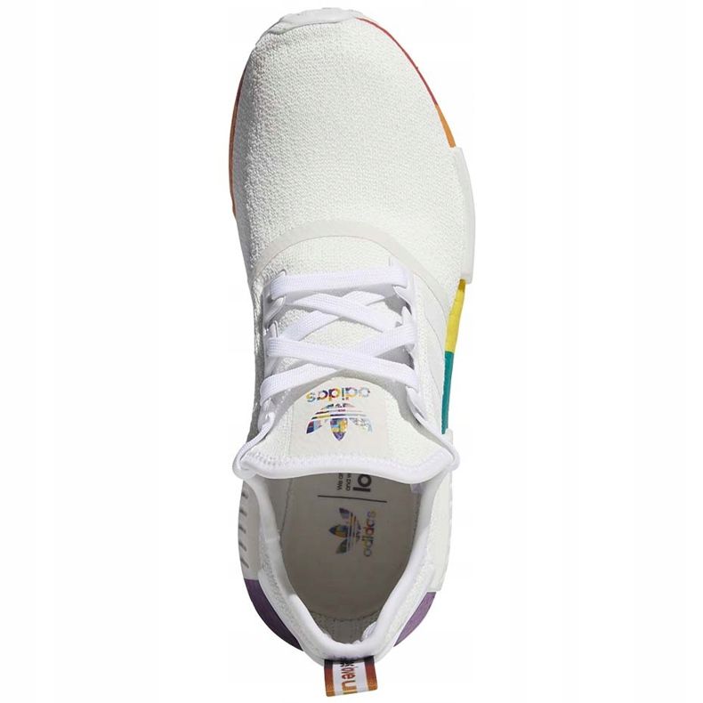 Bijele cipele Adidas Nmd R1 Pride FY9024 bijela 1