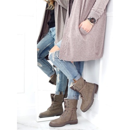 Radnici na vezanje tamno bež 4667 Khaki kaki 1