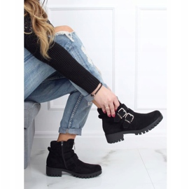 Crne XJ-30 Crne čizme na štitniku crno 2