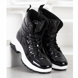 SHELOVET Udobne čizme za snijeg crna 2