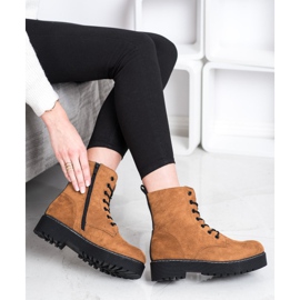 SHELOVET Traperi za antilop na platformi smeđa 1