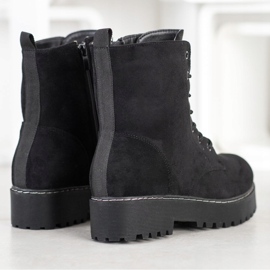 SHELOVET Traperi za antilop na platformi crna 1