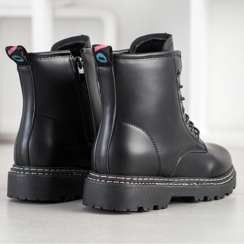 SHELOVET Vezani Crni Traperi crna 1