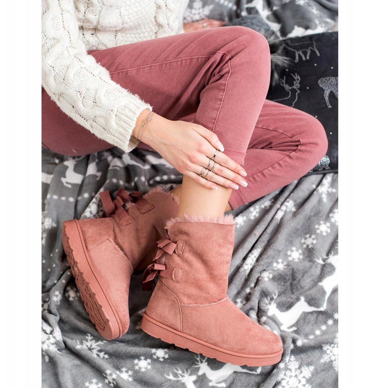 SHELOVET Modni Mukluki ružičasta 1