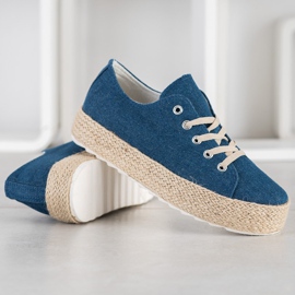 Kylie Tenisice na platformi plava 1