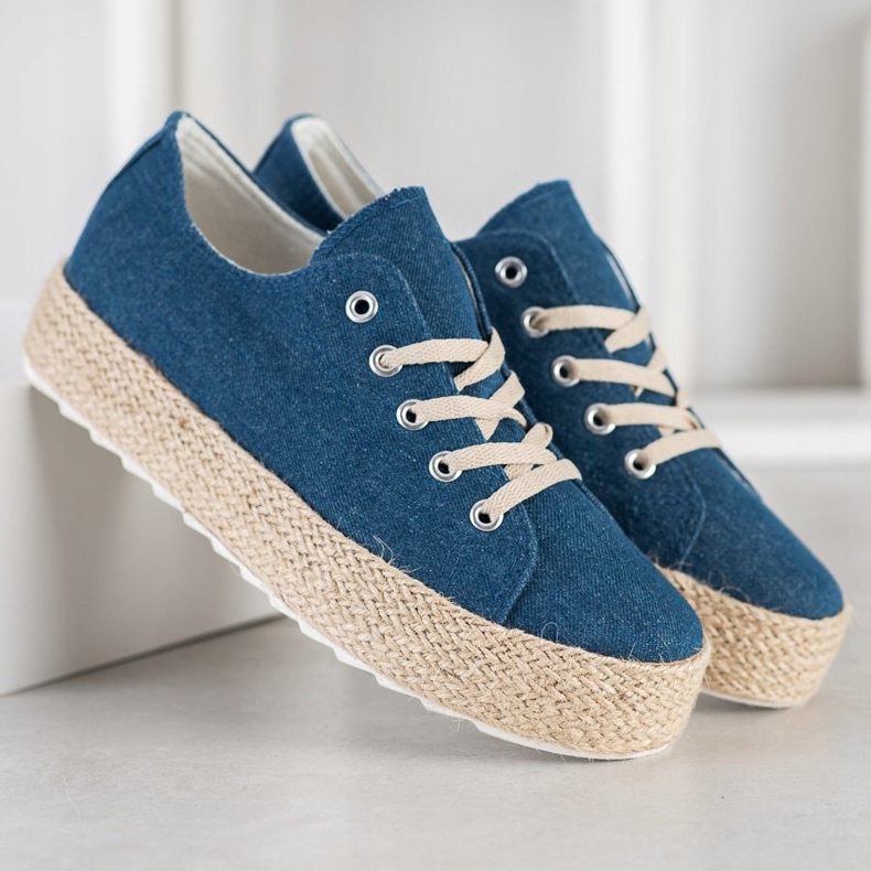 Kylie Tenisice na platformi plava 2