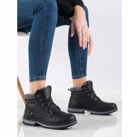 Arrigo Bello Vezane čizme s zagrijavanjem crno 1