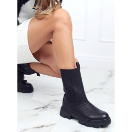 Crne motorističke čizme D-5 Crne crna 1