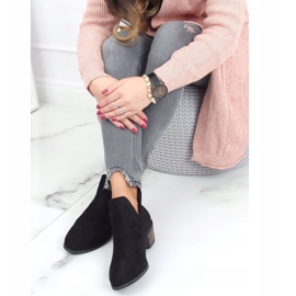 Crne čizme s izrezanim crnim CM-8M4-1 Crna crno 1