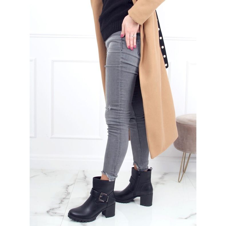 Crne čizme s visokim potpeticama 7956-GA Crne crno 2