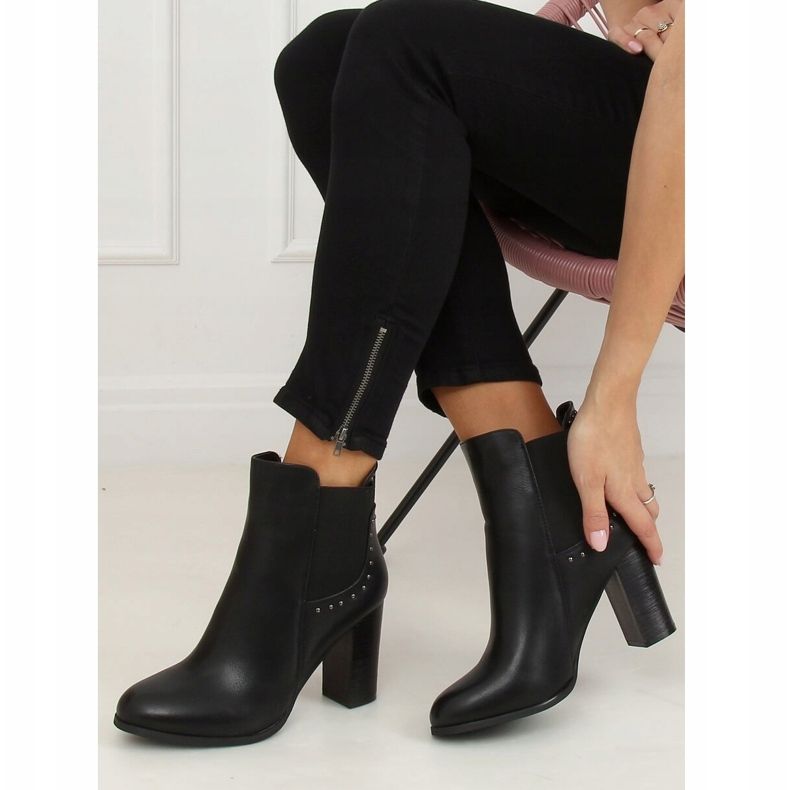 Klasične crne visoke potpetice 88097 Crna crno 1