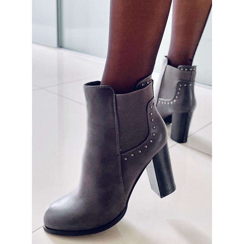 Klasična siva s visokim potpeticama siva 88097 Siva 1