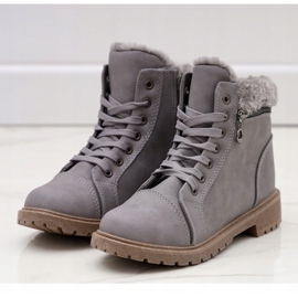 Sivi traperi izolirane čizme Dorfir siva 1