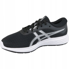 Patike za trčanje Asics Patriot 11 Gs Jr 1014A070-002 crno srebro siva 1