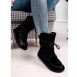 HAN Ženske čizme za snijeg s krznom Crna Ilana 2