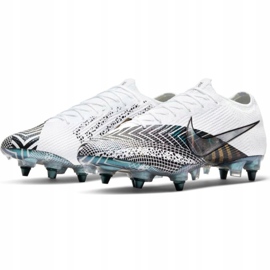 Nike Mercurial Vapor 13 Elite Mds Sg Pro Ac M CK2032 110 nogometne cipele plava, bijela, crna bijela 1
