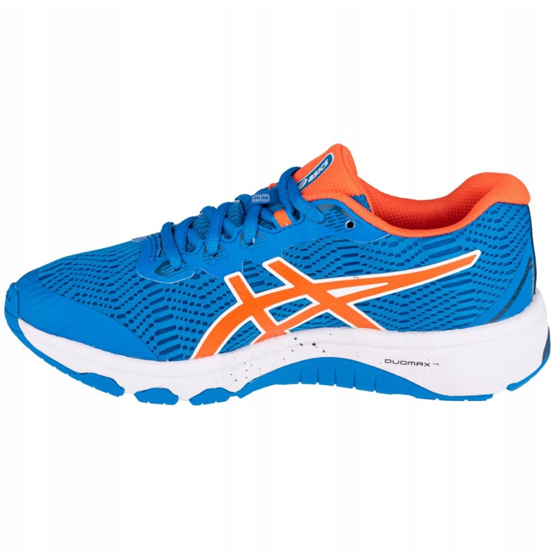 Asics GT-1000 8 Gs Jr 1014A068-400 bijela plava narančasta 1