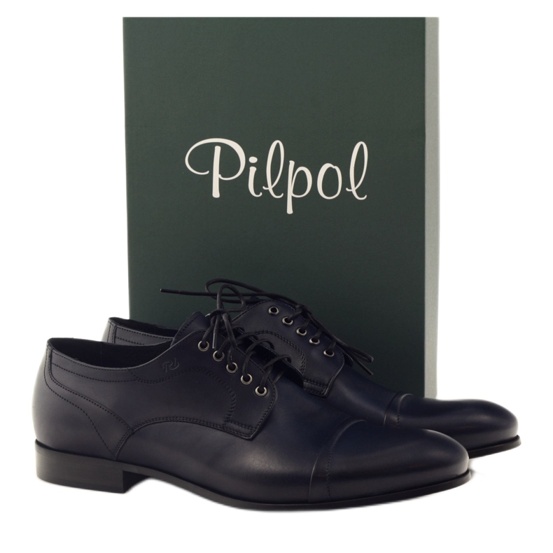 Muške papuče Pilpol 1607 tamnoplave mornarsko plava raznobojna 4