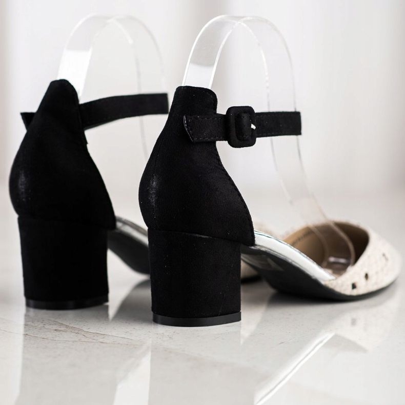 Goodin Pumpe za zmijski ispis bež smeđa crno 1