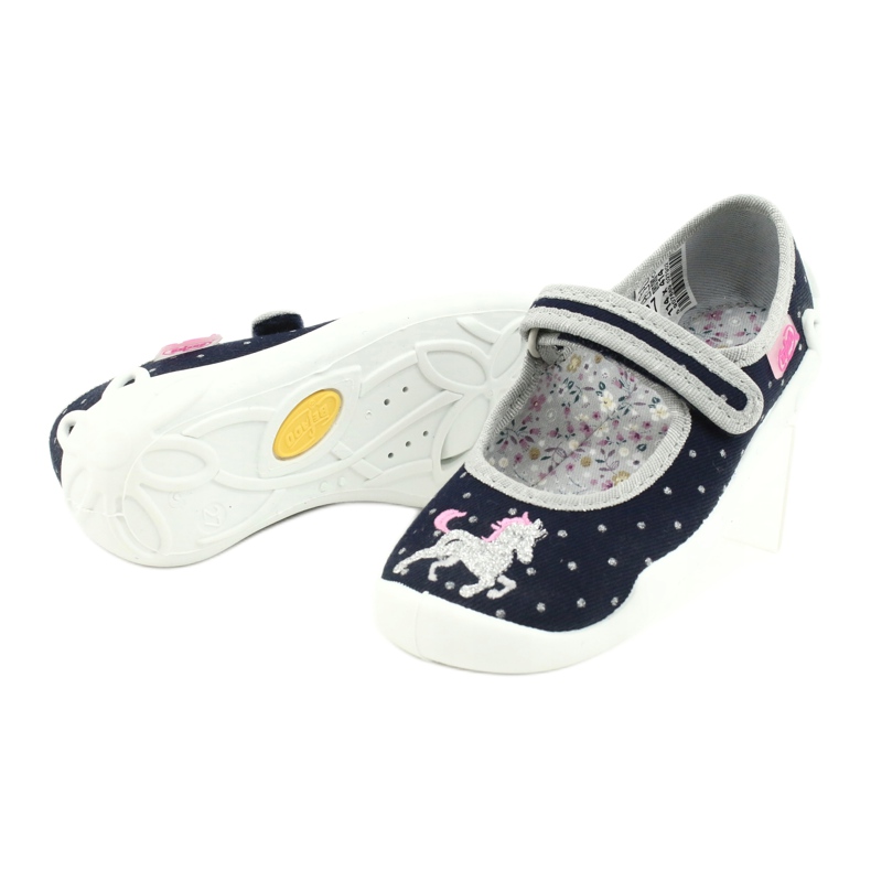 Befado dječje cipele 114X414 mornarsko plava siva 4