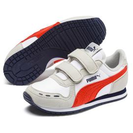 Dječje cipele Puma Cabana Racer Sl V Ps bež-crvena 360732 76 1