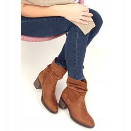 Camel 6341 Camel čizme s visokom potpeticom smeđa 2