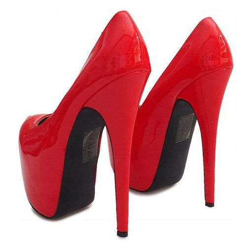 Visoko lakirane igle na crvenoj platformi D905 crvena 3