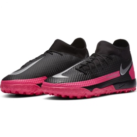 Nike Phantom Gt Academy Df Tf M CW6666 006 nogometne cipele ružičasta, crna crno 2