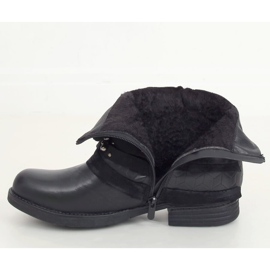 Crne ženske čizme BZ66016-KB Crne crno 2