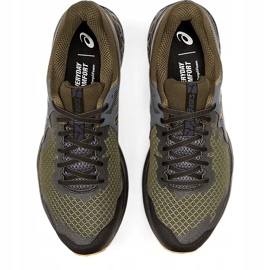 Asics Gel Sonoma 4 muške tenisice za trčanje maslinasto-crna 1011A177 300 crno raznobojna zelena 1