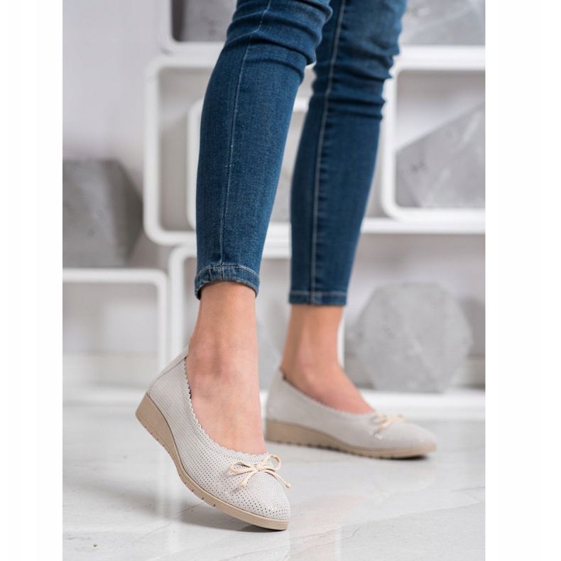 Filippo Elegantne kožne balerinke višebojan 1