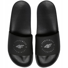 Muške papuče 4F crne NOSD4 KLM202 21S crna 1