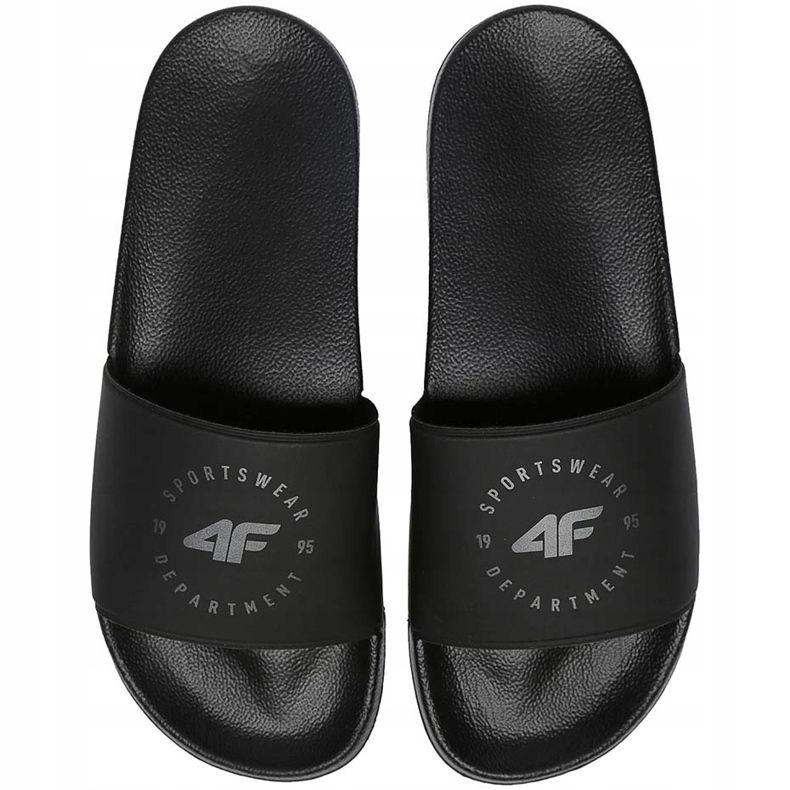 Muške papuče 4F crne NOSD4 KLM202 21S crna 1