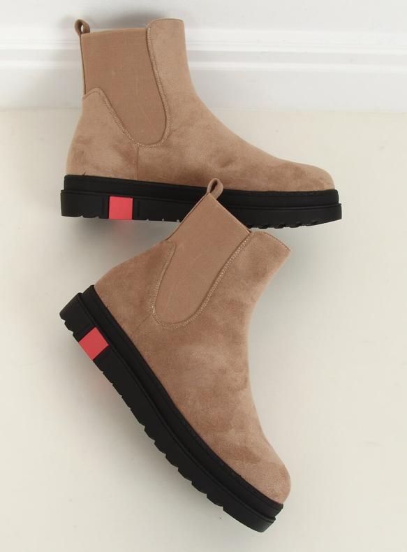 Chelsea čizme na visokim potplatima u bež boji NS139P Beige Ii žanra 2