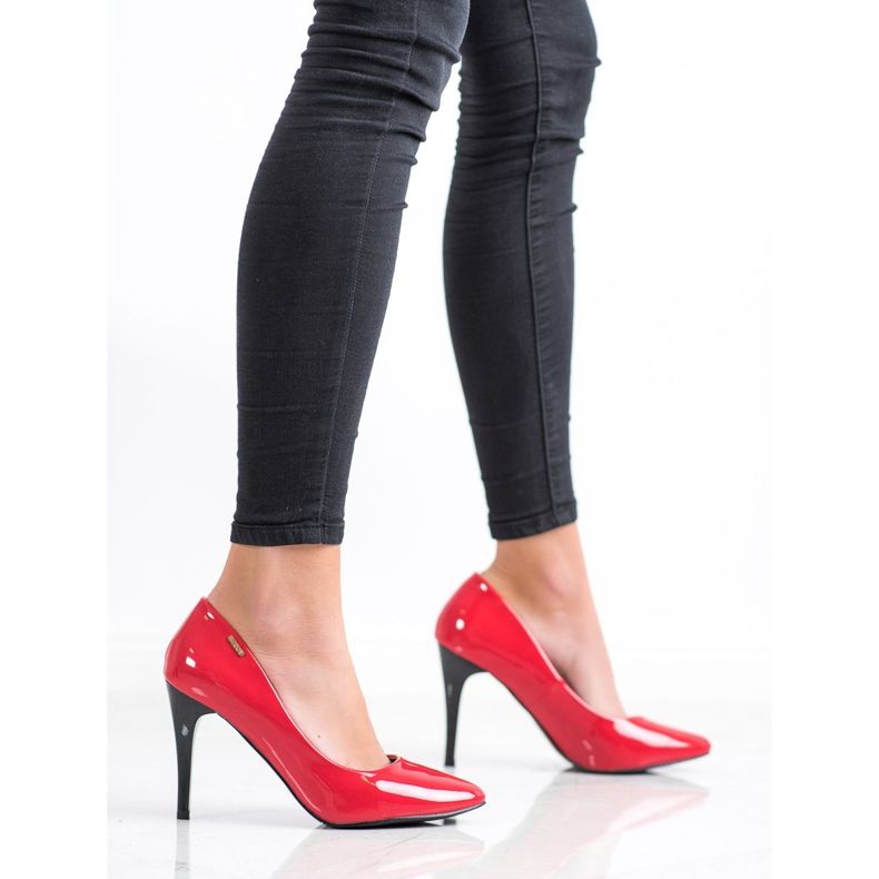 Goodin Lakirane pumpe crvena 2