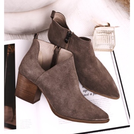 Nicole Ženske čizme s izrezanom antilopom smeđe boje Lawrence smeđa 2