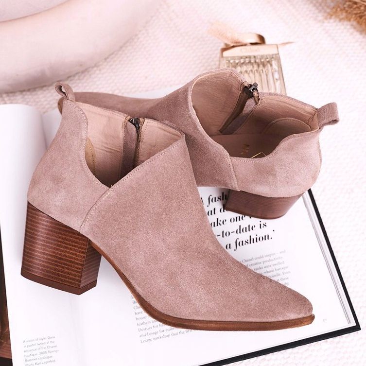 Nicole Ženske čizme s izrezanim antilopom Cappuccino Lawrence smeđa višebojan 2