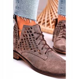 Nicole Ženske otvorene antilop smeđe čizme Susannah smeđa 1