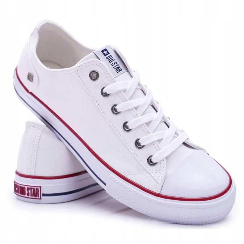 Big Star Classic Tie Sneakers bijele boje DD174271 bijela 1