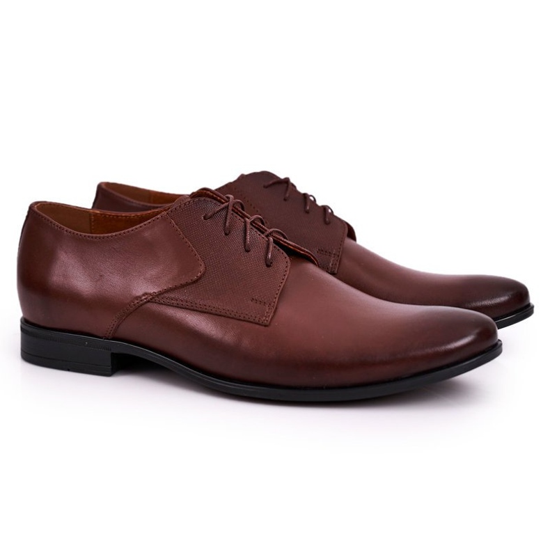 Bednarek Polish Shoes Muške kožne cipele Bednarek Brown smeđa 2