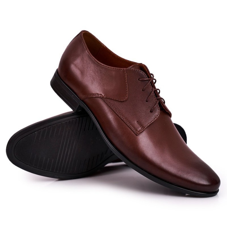 Bednarek Polish Shoes Muške kožne cipele Bednarek Brown smeđa 1